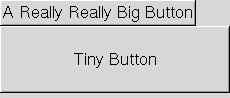 Screenshot of shaped button